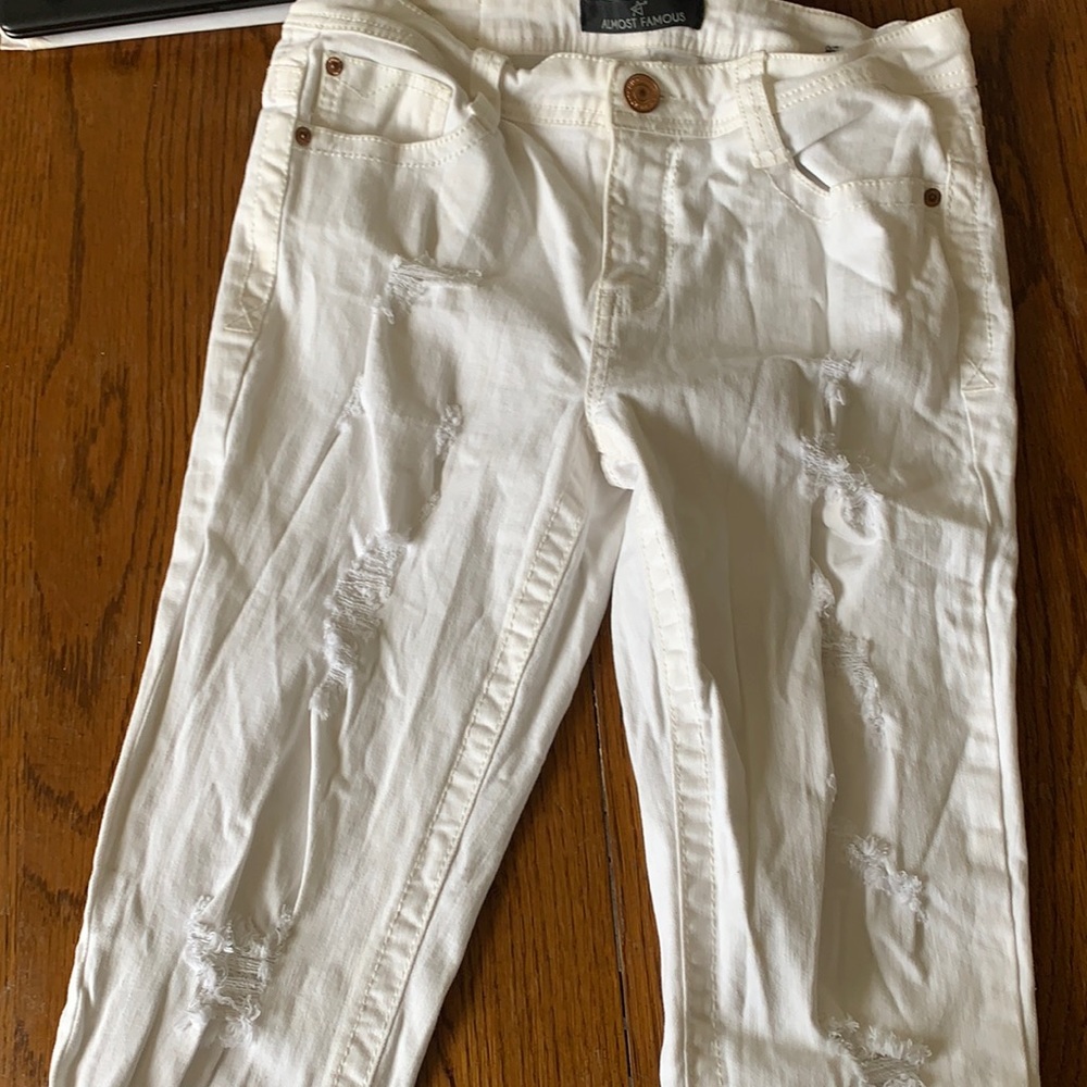 White jeans